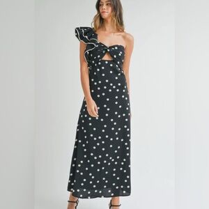 Black & White Polka Dot Dresss